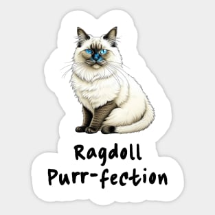 Ragdoll Purr-fection Sticker